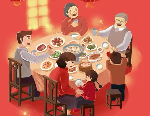 2022除夕夜吃团圆饭的心情说说 一家人吃年夜饭的幸福语录1